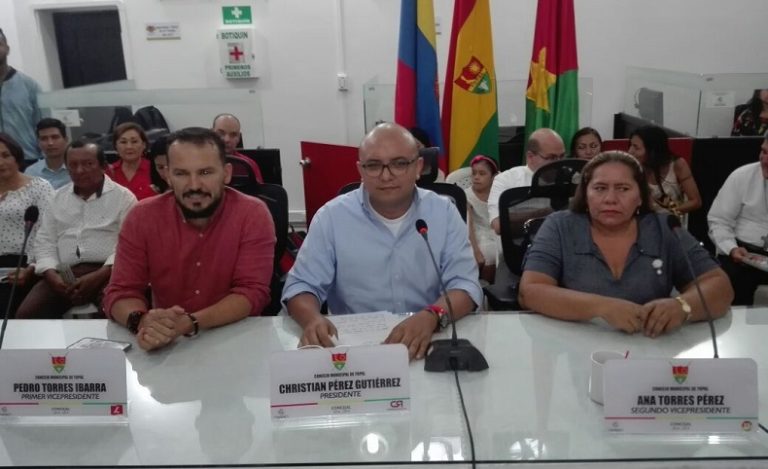 Mesa directiva Concejo Yopal