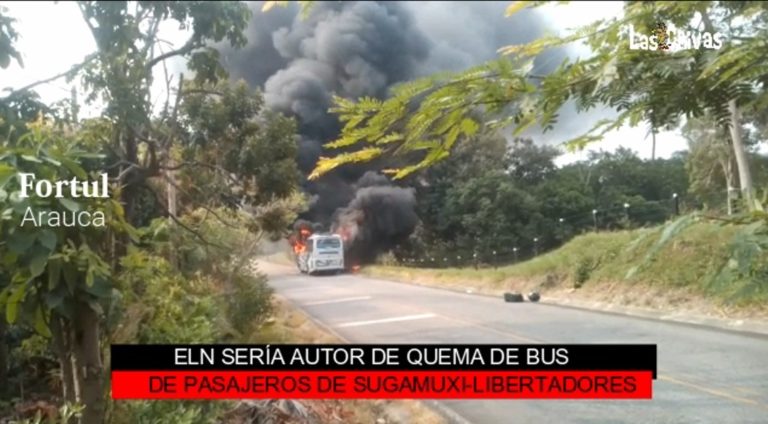 bus quemado araiuca fortul
