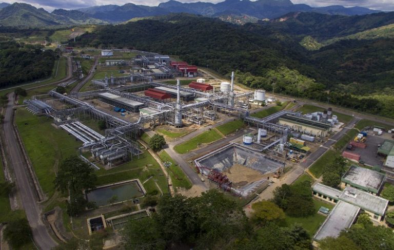 Vista aérea del CPF Cupiagua en Aguazul (Casanare).