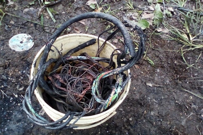 cable de cobre encauchado