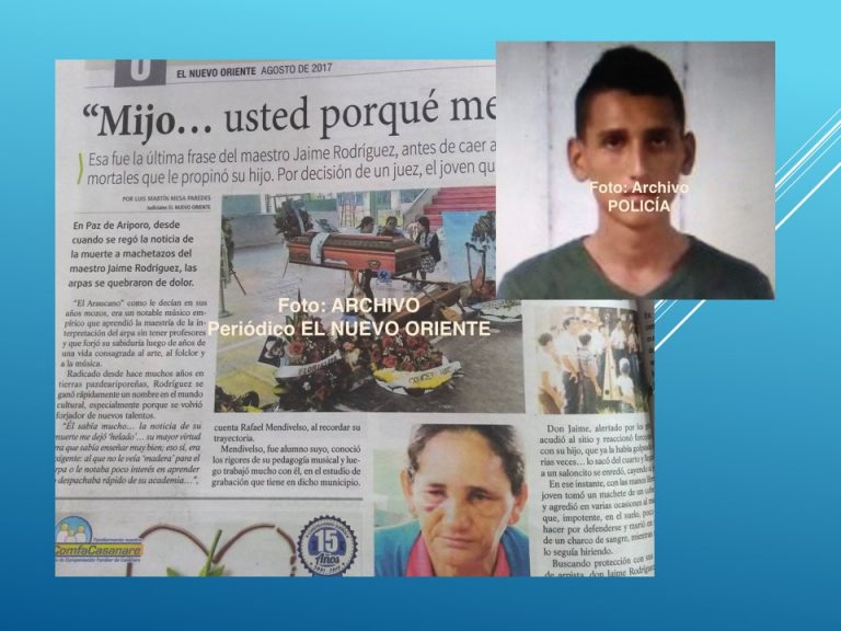 Homicida paz ariporo