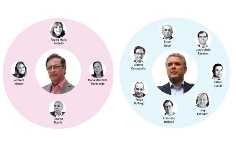Los que les hablan a Petro y a Duque