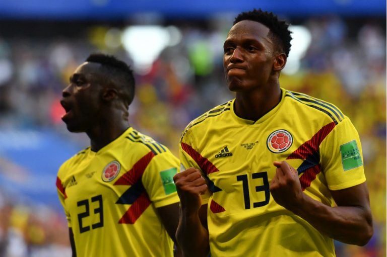 Yerry Mina, jugador colombiano