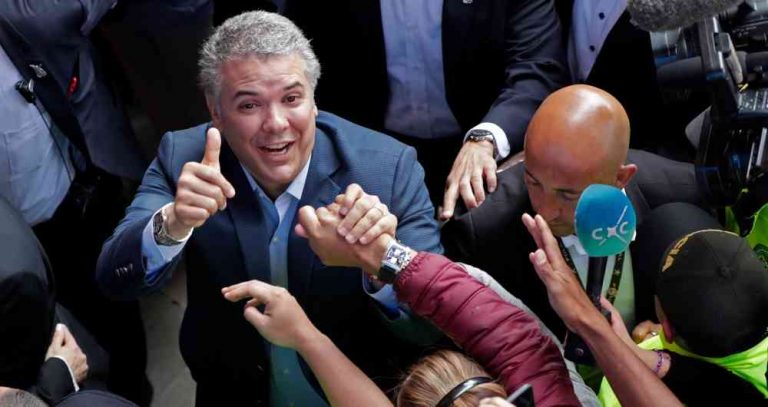 Iván Duque fue el vencedor en las urnas. Foto: León Darío Peláez