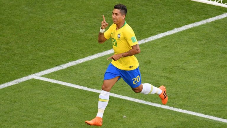 Firmino anotó el segundo para Brasil al minuto 88 y sentencia a México a la eliminación de Rusia 2018. ( Hector Vivas/Getty Images)