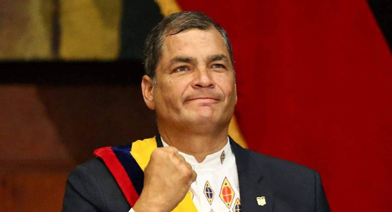 Rafael Correa, expresidente de Ecuador