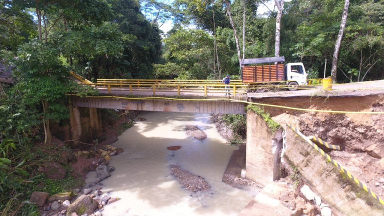 Gobernación de Casanare recuperará puente Quebrada Honda vía Támara