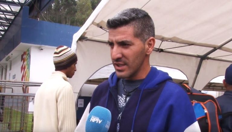 Venezolano en la frontera con Ecuador