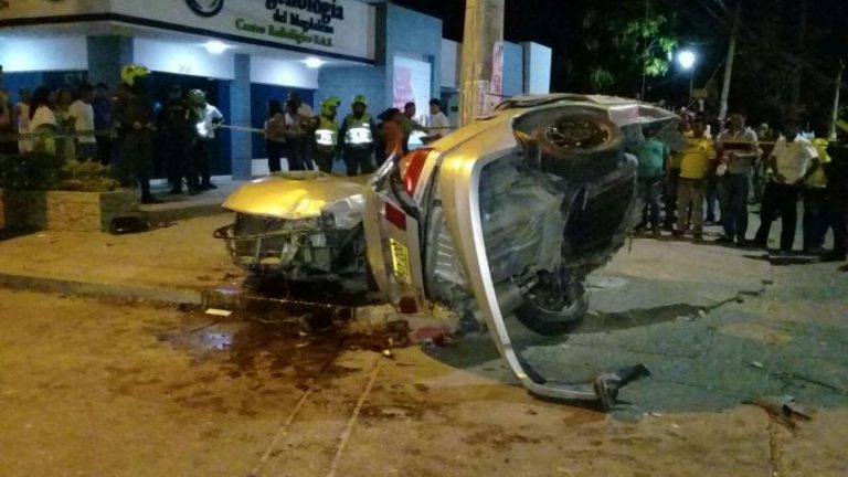 Los accidentes de tránsito en la noche, son frecuentes. Foto El Heraldo