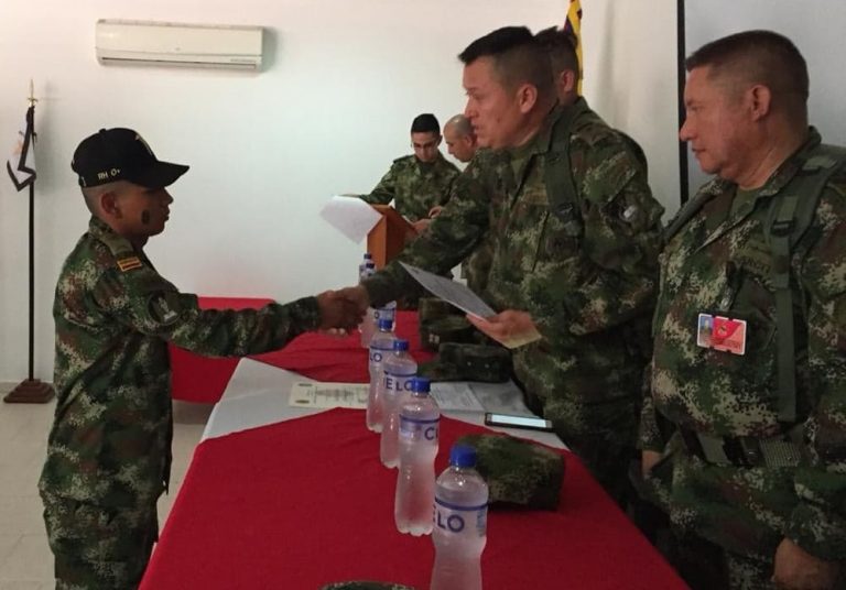 Soldados capacitados en Arauca