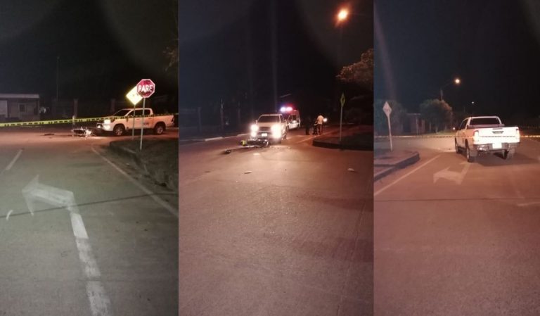 Accidente vehiculo alcaldia mani