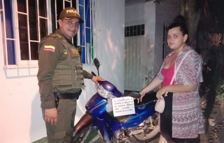 Estrategia para evitar robo de motos