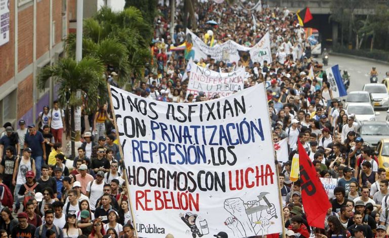 Marchas estudiantiles (Foto EFE)