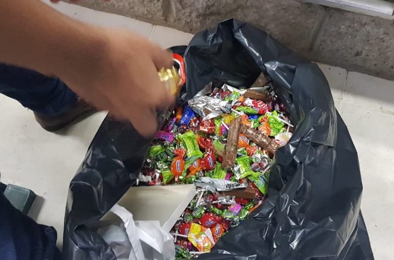 dulces incautados