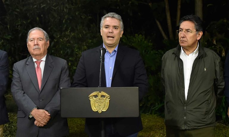 Presidente Duque confiam muerte de alias 'guacho'