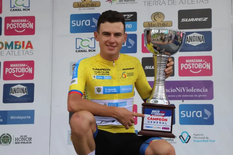 Germán Darío Gómez, campeón de la Vuelta de la Juventud MinDeporte 2022