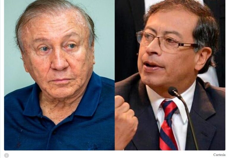 Candidatos Rodolfo hernández y Gustavo Petro