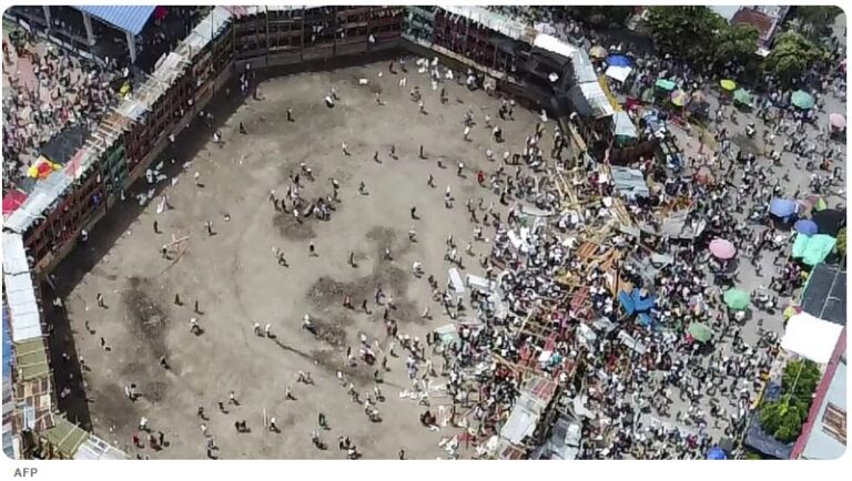 La tragedia en la palza de toros de El Espinal, Tolima