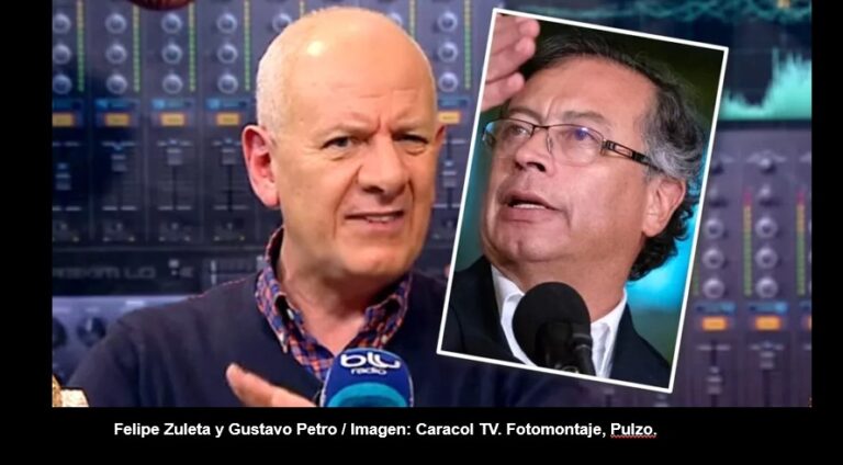 Felipe Zuleta Lleras, periodista y Gustavo Petro