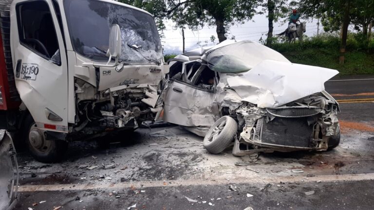 Accidente en Qundío