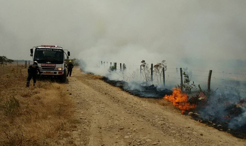 Casanare entre los departamentos en riesgo por incendios forestales en esta temporada