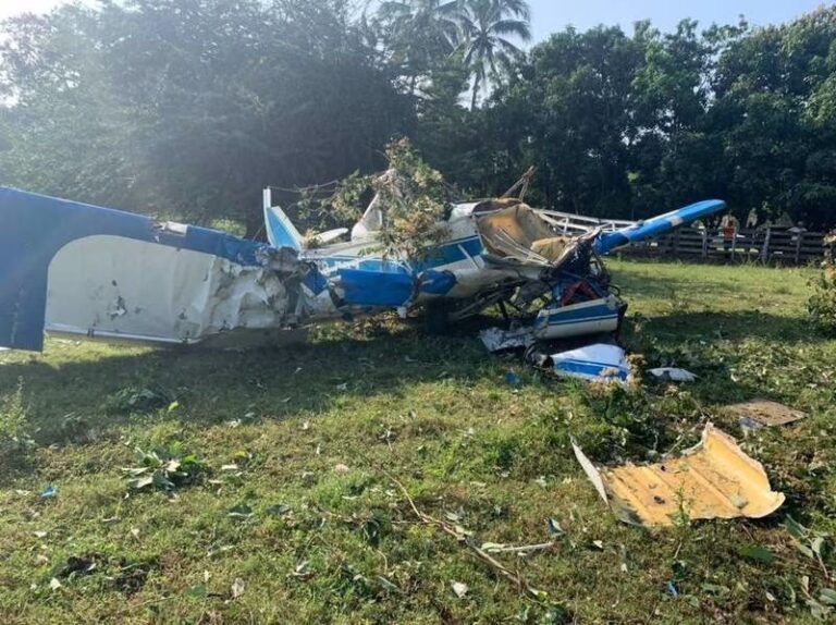 Avioneta accidentada en Chaco, Argentina
