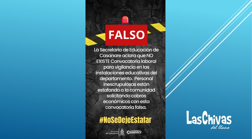 Falsa convocatoria laboral