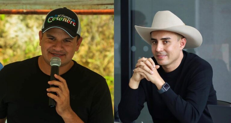 Jhon Cubides (Chámeza) y Edgar Bernal (Recetor)