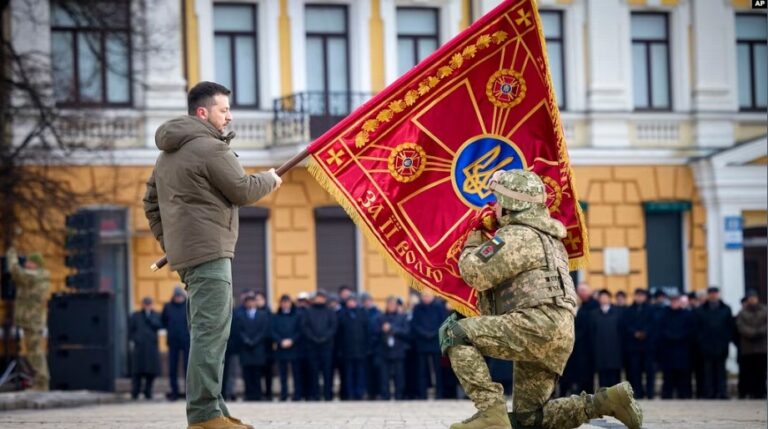 El presidente de Ucrania, Volodymyr Zelenskyy