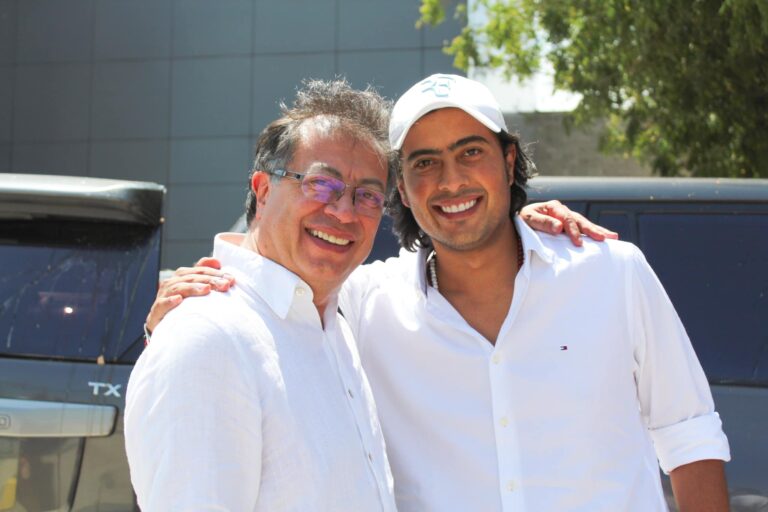Gustavo Petro y Nicolás Petro