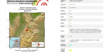 Sismo madrugó a despertar a Santander, Bogotá, Boyacá y Casanare, entre otros