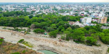 Ya está de un ‘cachito’ la obra de protección sobre el río Cravo en Yopal