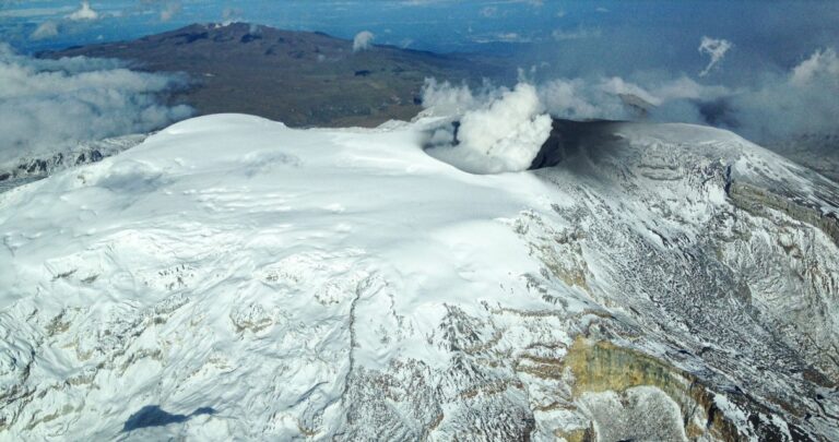 Nevado del Ruiz Foto: tomado twitter de @sgcol