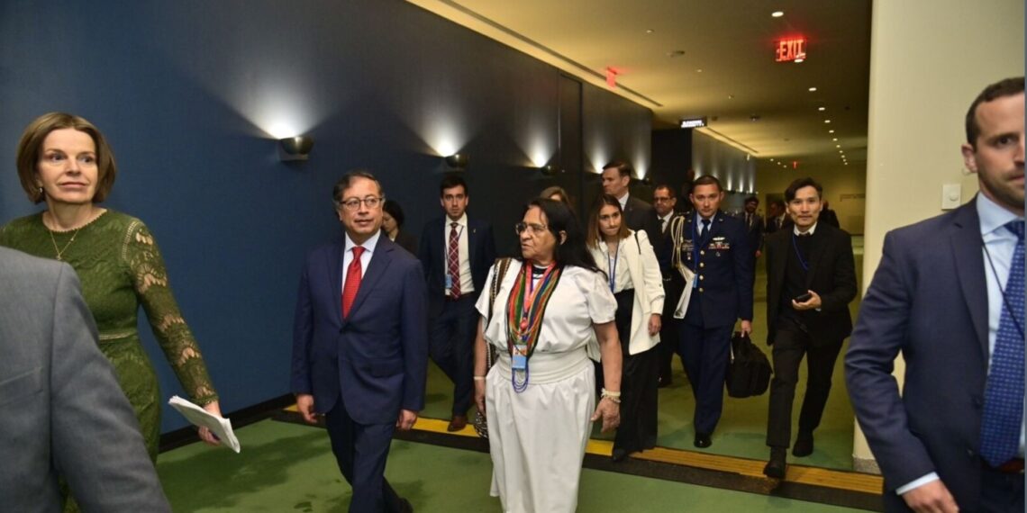 Petro comenzó su visita a EEUU participando en foro indígena en la ONU