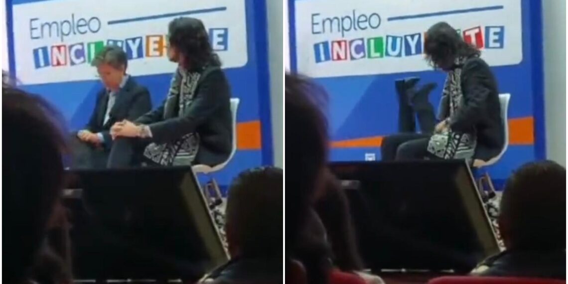 Claudia López se pegó un totazo: quedó patas arriba ¡Plop!