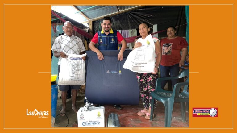 Alejandrina Corredor afectada en hato Corozal recibe ayudas