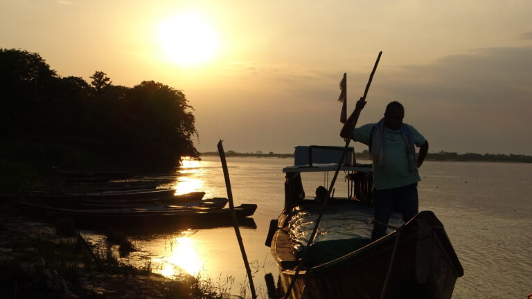 Amanecer en el río Meta (Orocué-Casanare)