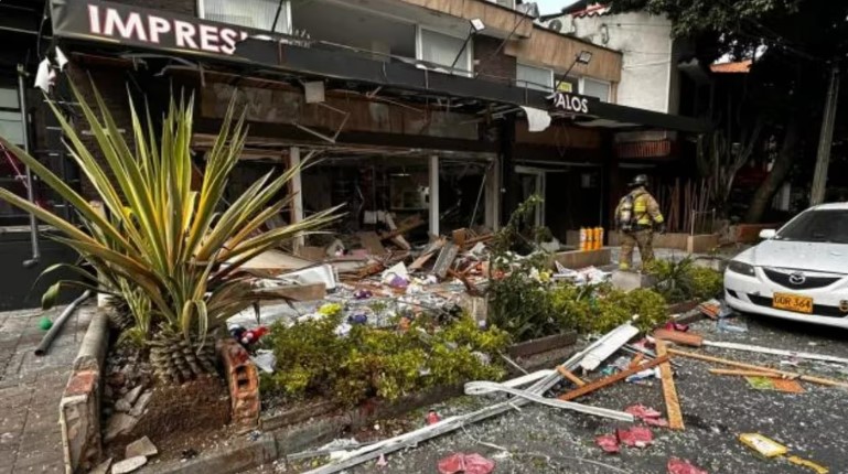 El Cuerpo de Bomberos de Medellín atendió la emergencia. Dagrd.