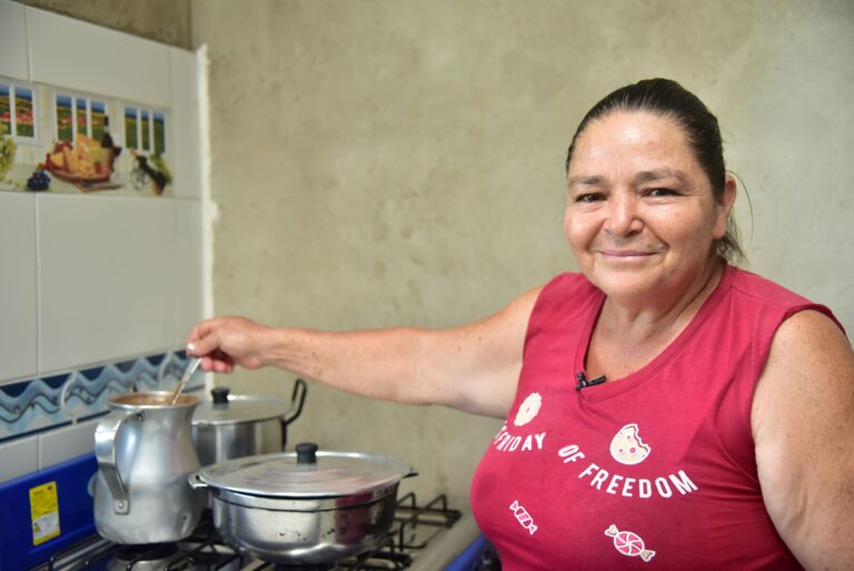 Cecilia Ramírez, beneficiaria