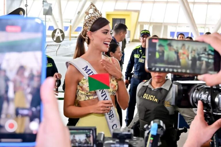 Camila Avella, recibida en Yopal