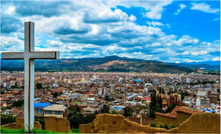 Panorámica del municipio de Sogamoso, Boyacá - crédito @Ricardo T H / Pinterest