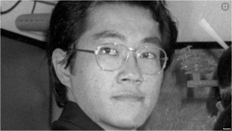 En la foto, el creador de cómics manga Akira Toriyama, conocido por títulos tan populares como "Dragon Ball".