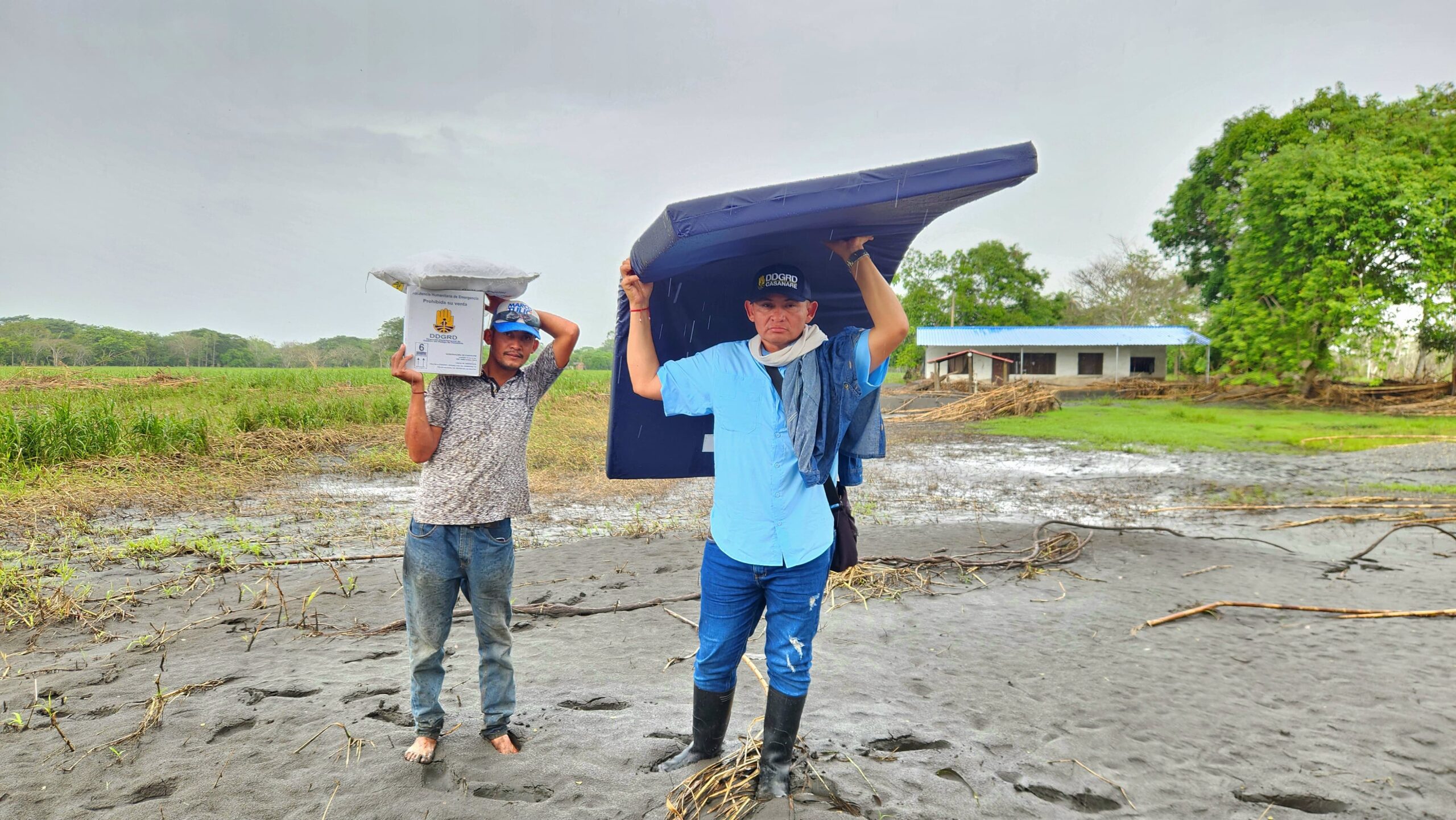 Gestión del Riesgo Las ayudas llegaron a Llano Lindo en Aguazul (3)