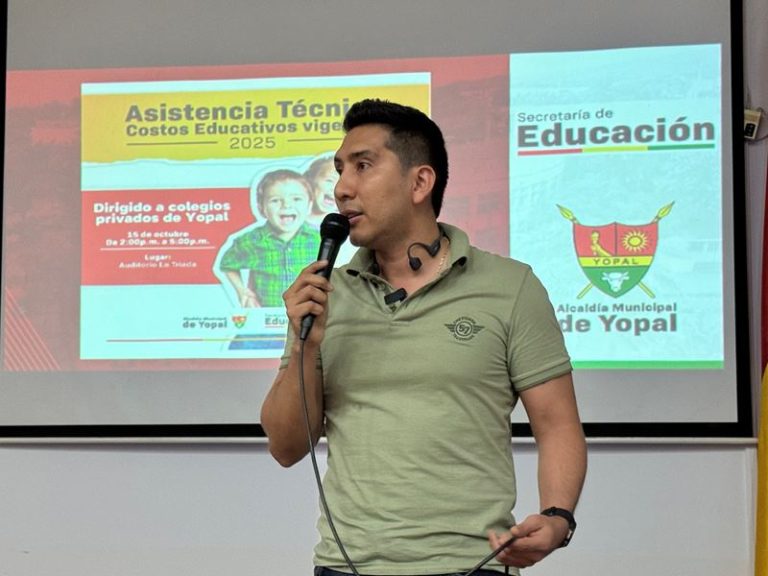 David Díaz Sánchez, Secretario de Educación de Yopal.