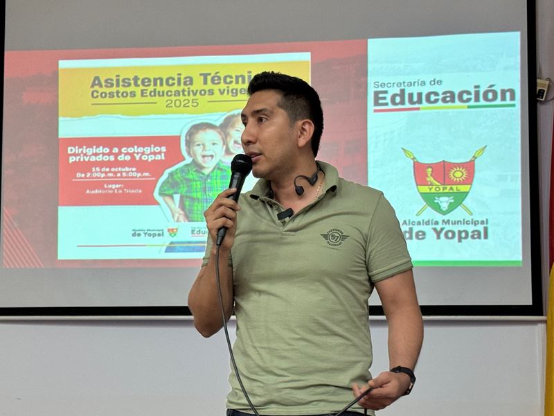 David Díaz Sánchez, Secretario de Educación de Yopal.