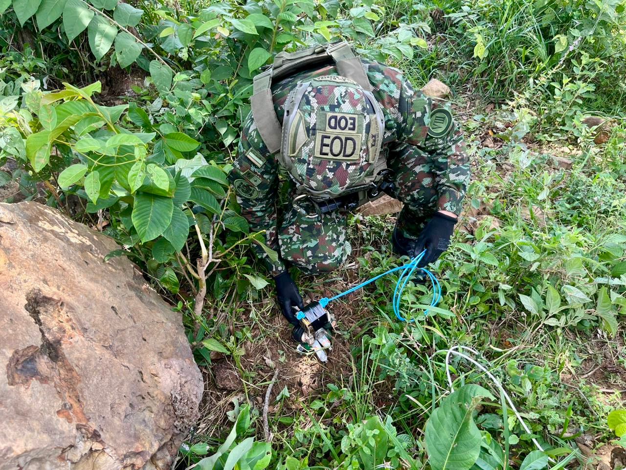 Ejército Nacional Descubre Explosivos en Nunchía, Casanare