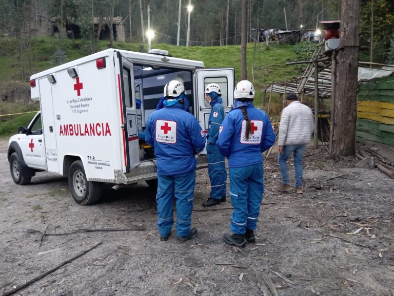 Rescate de mineros en Morcá, Sogamoso