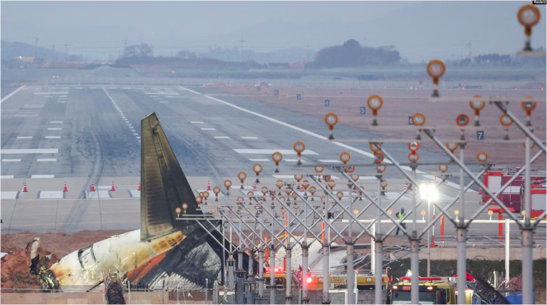 Accidente aéreo en Corea del Sur