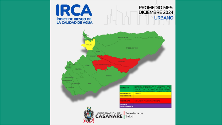 Resultados del Monitoreo al Índice de Riesgo de la Calidad del Agua - Diciembre 2024