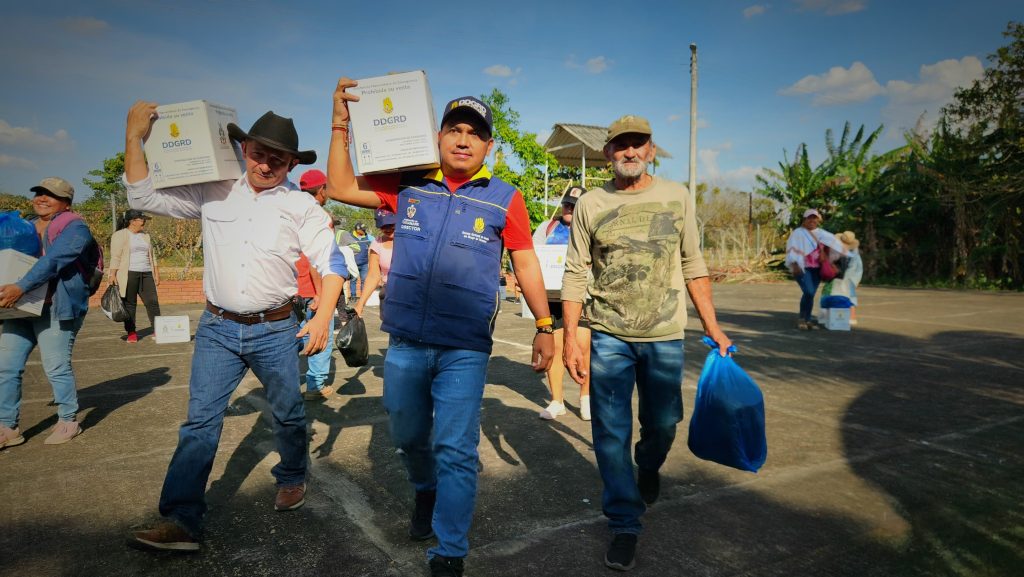 Ayudas humanitarias en Maní